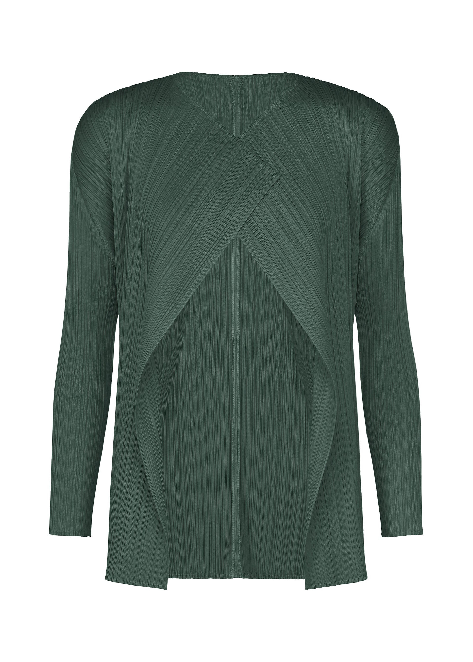 Issey Miyake Monthly Colors October kardigan zelený