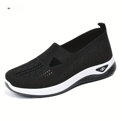 Norielle Slip-On perforované tenisky černé