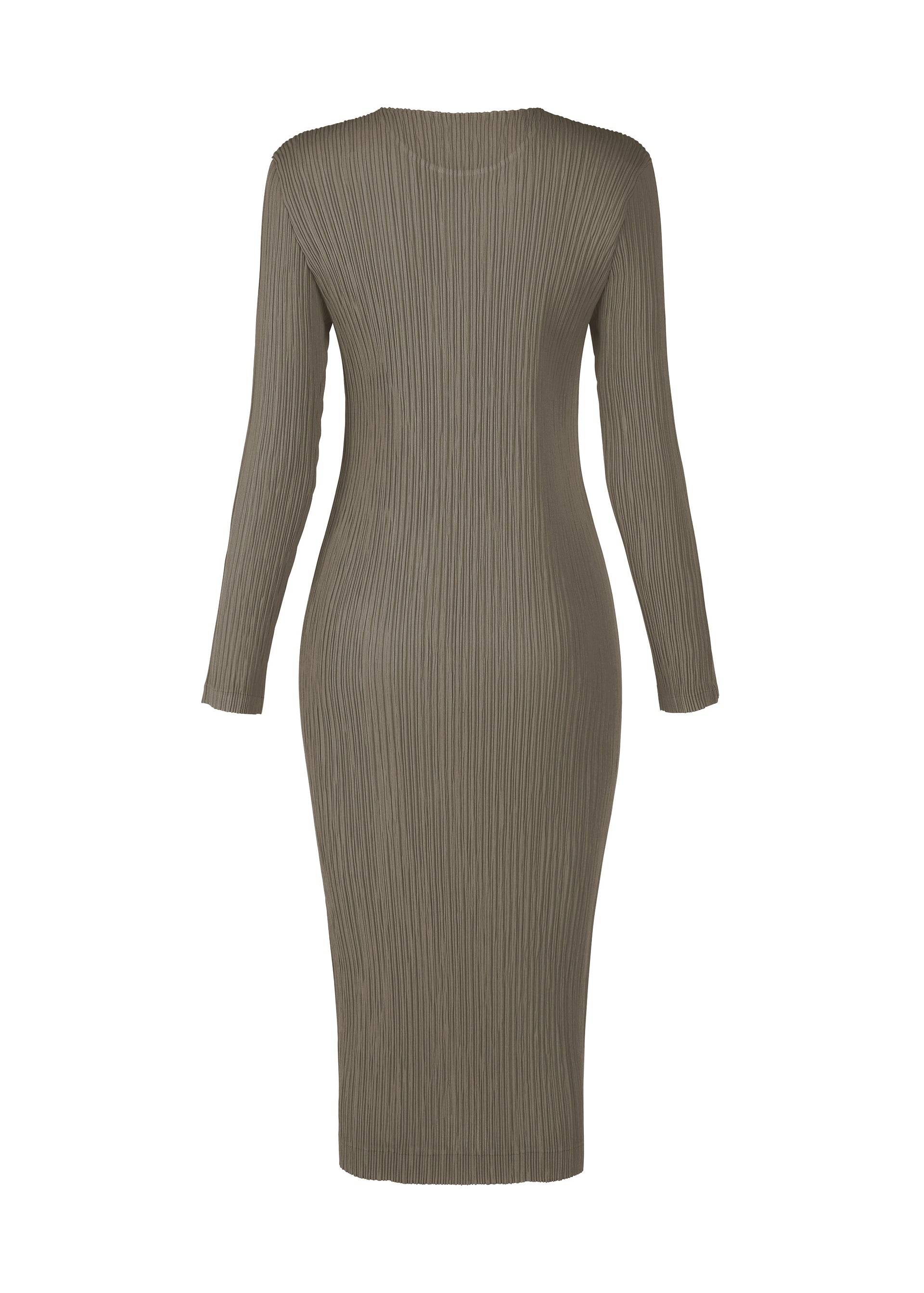 Issey Miyake Hatching Pleats šaty šedé vel. 1 plisé