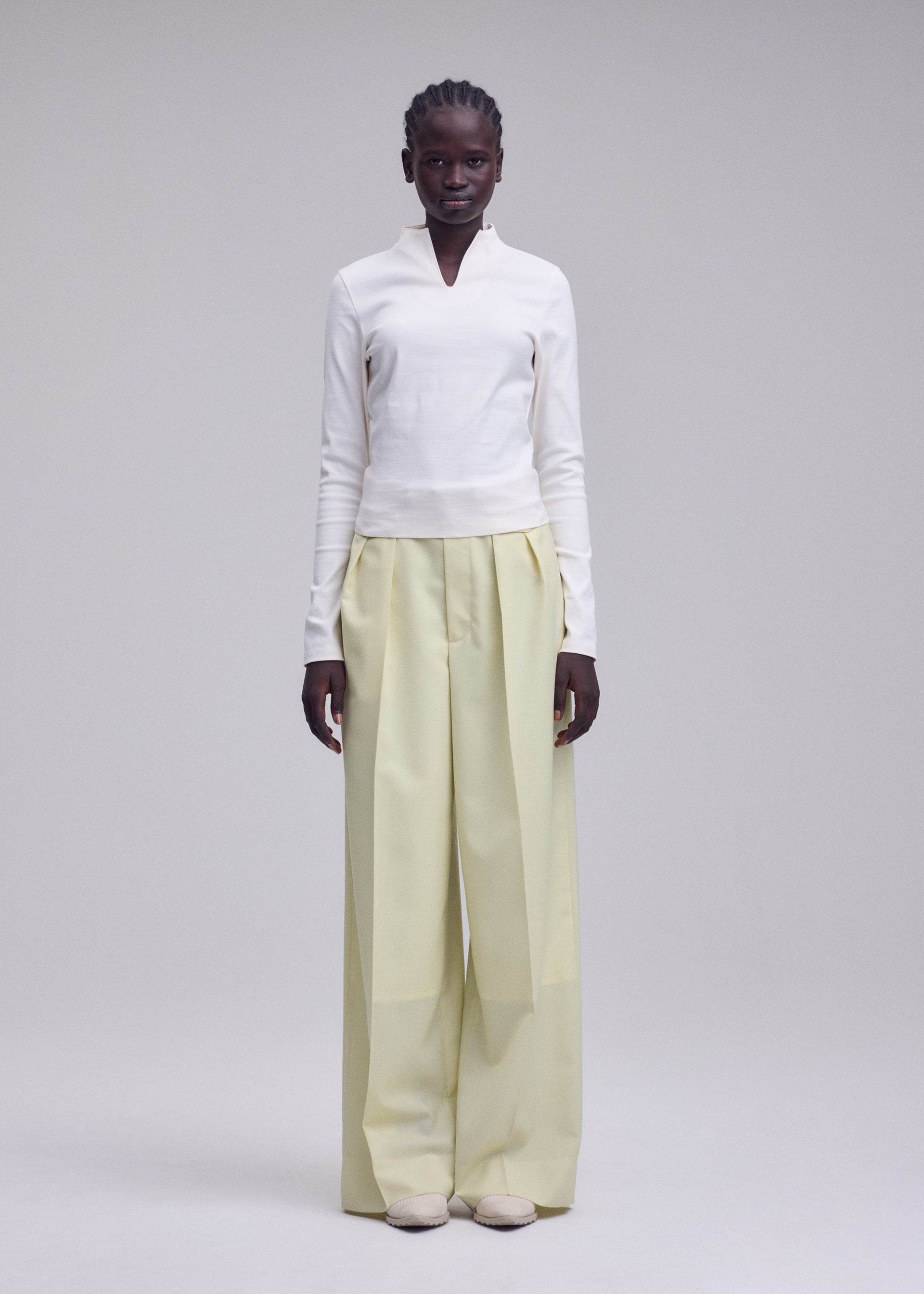 Issey Miyake Extension Cotton top bílý vel. 2