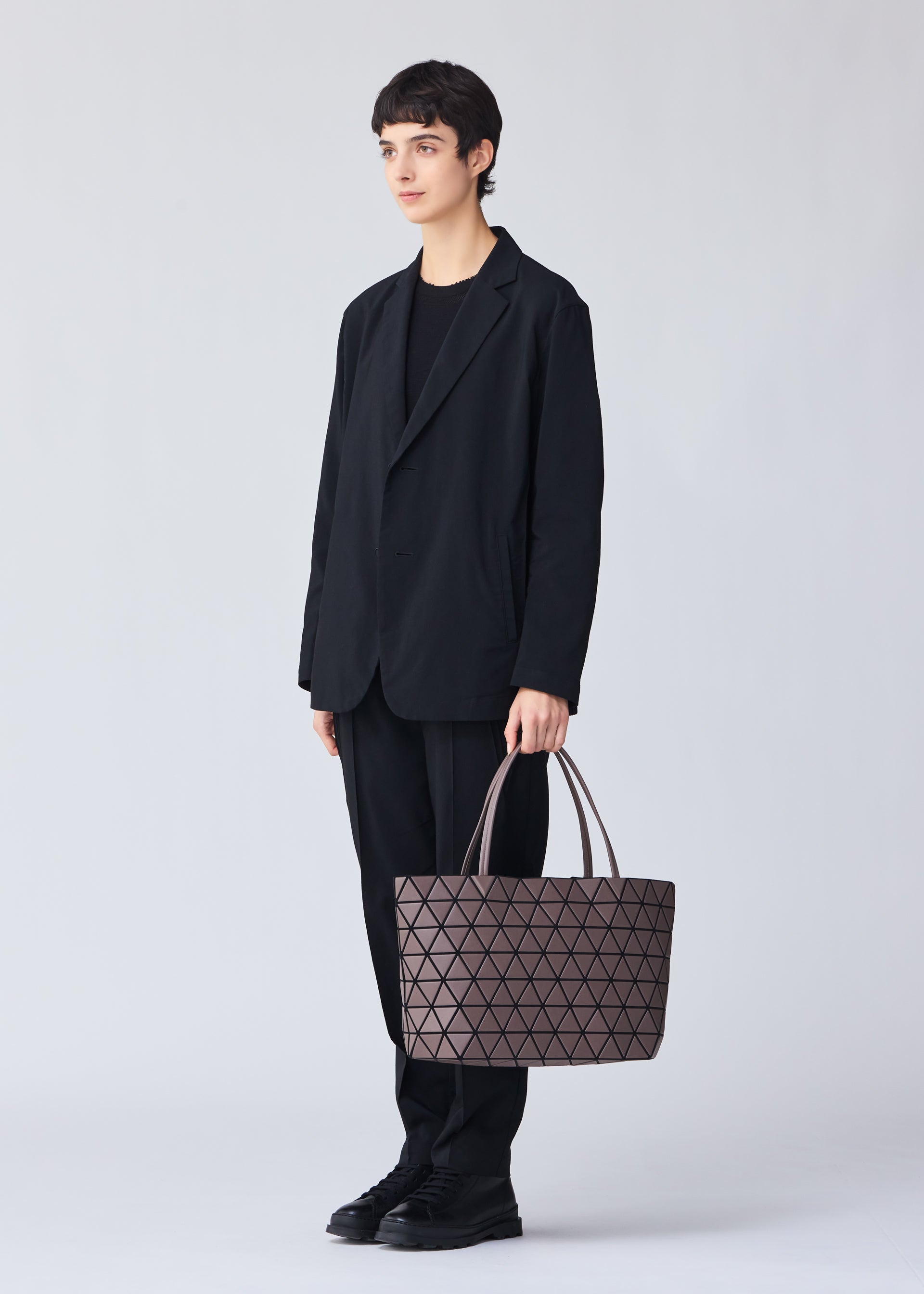 Bao Bao Issey Miyake Bateau Matte taška černá