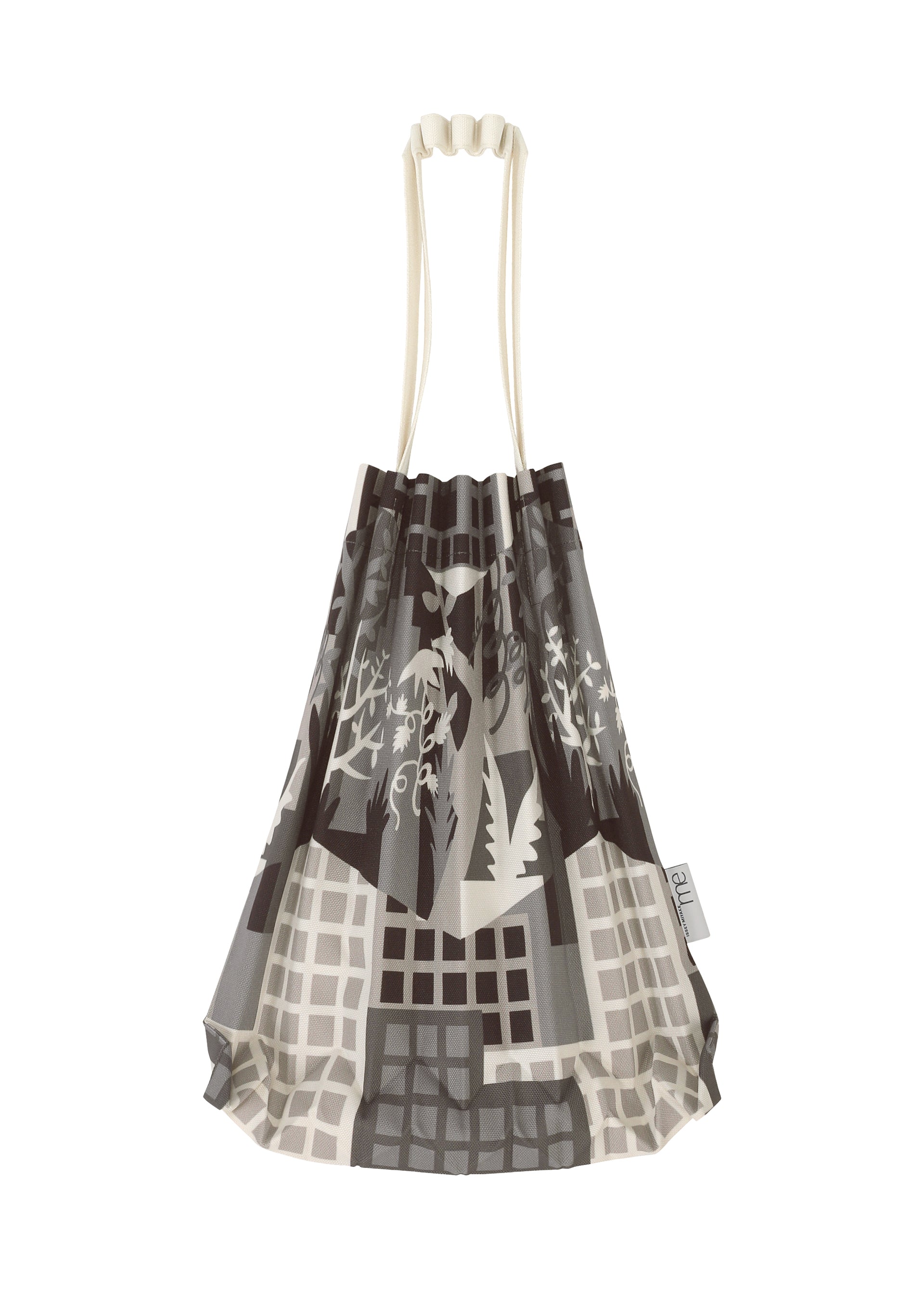 me Issey Miyake Building Trunk Pleats mini tote šedá