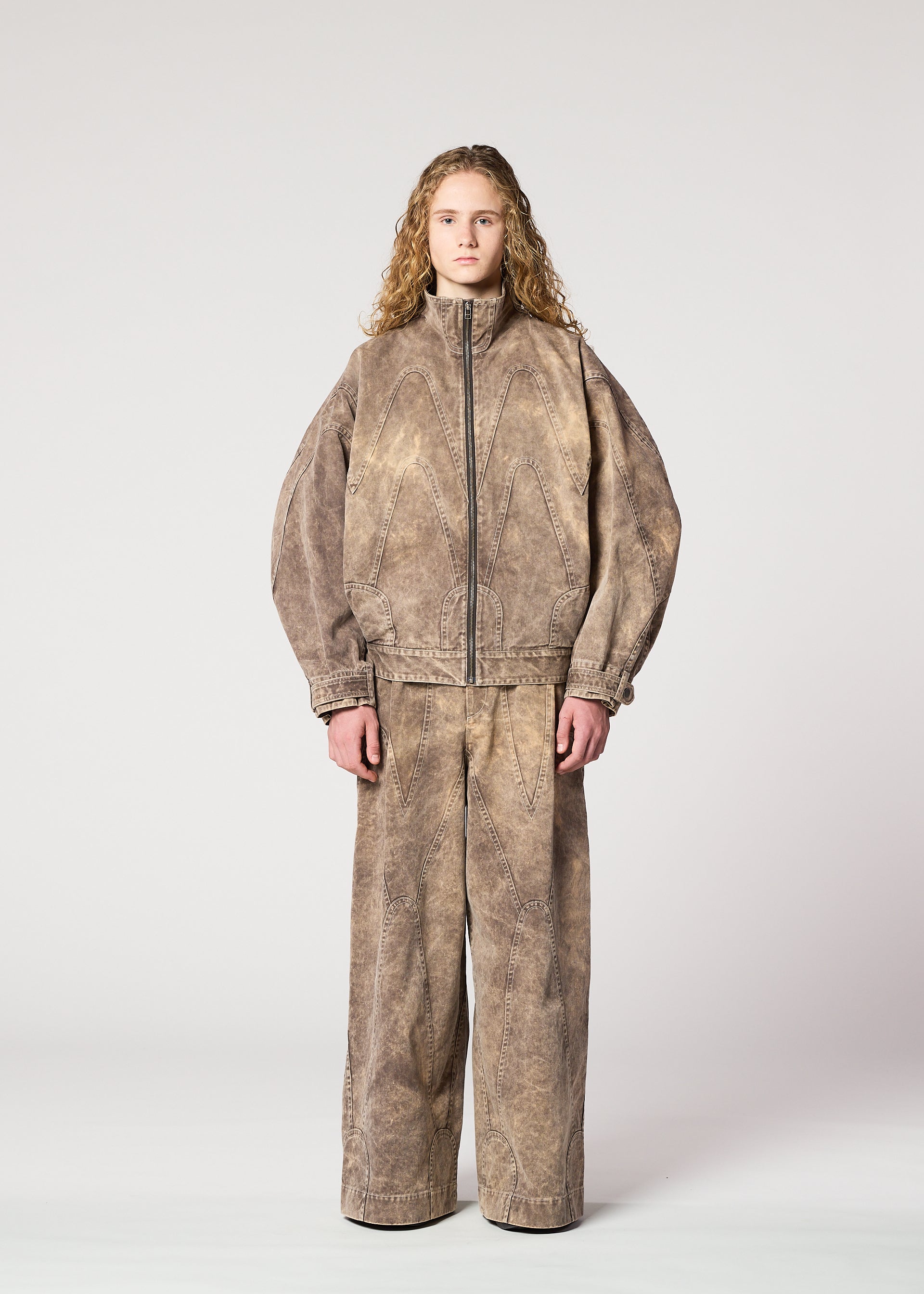 Issey Miyake Elements kalhoty černé bavlněné široké