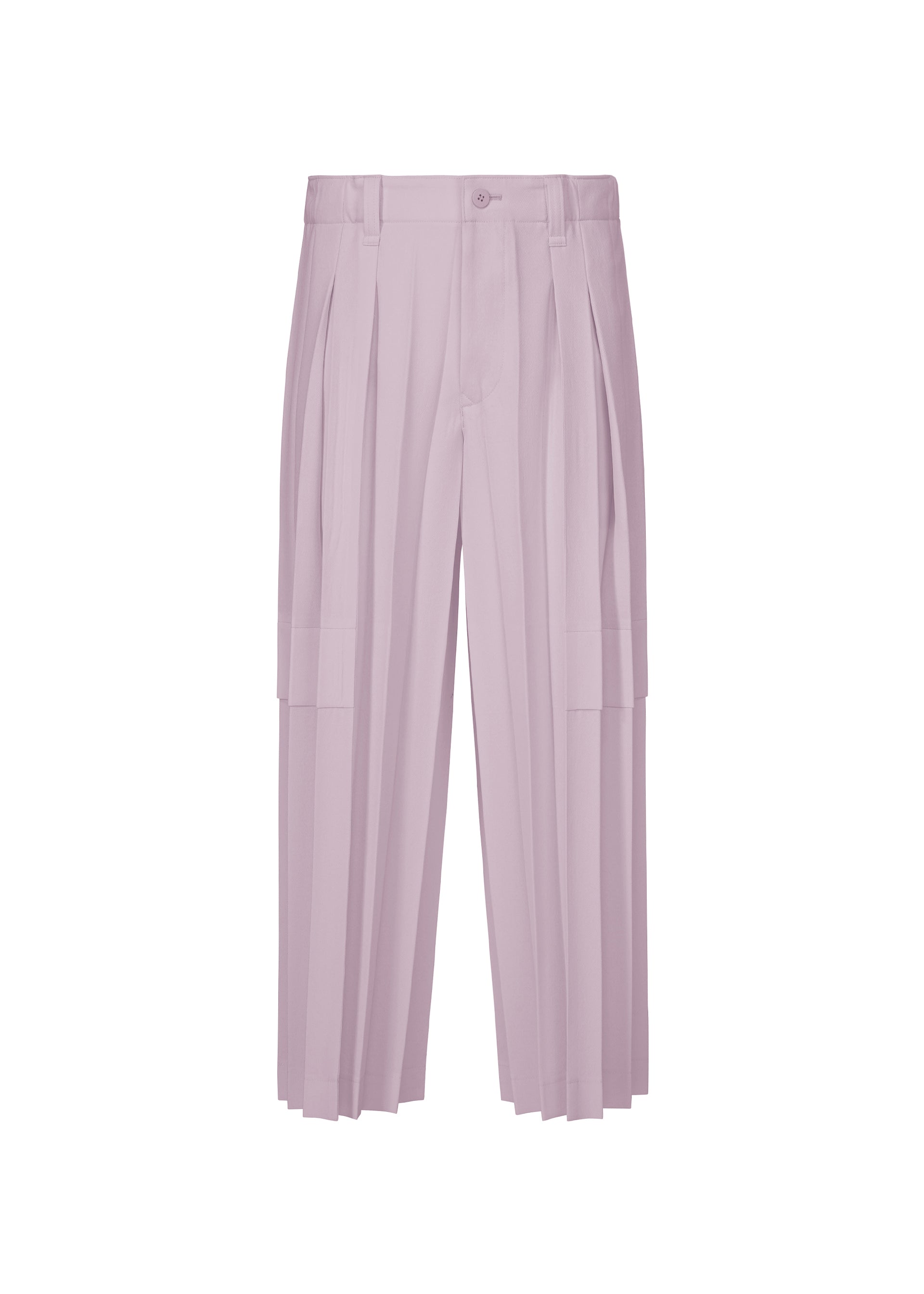 Issey Miyake Edge Ensemble kalhoty žluté vel. 2 plisé