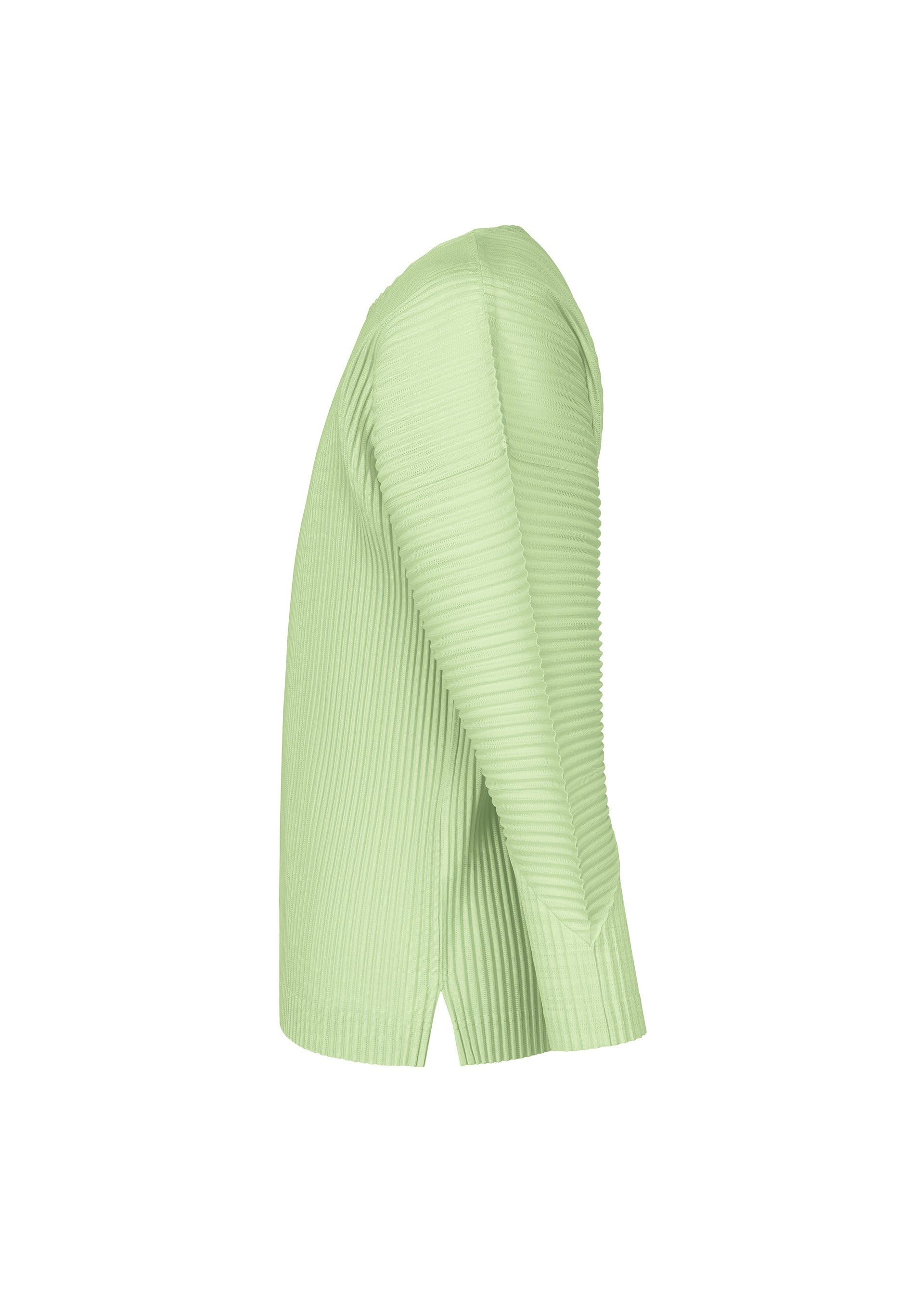 Homme Plissé Issey Miyake Agave Mesh top světle šedý