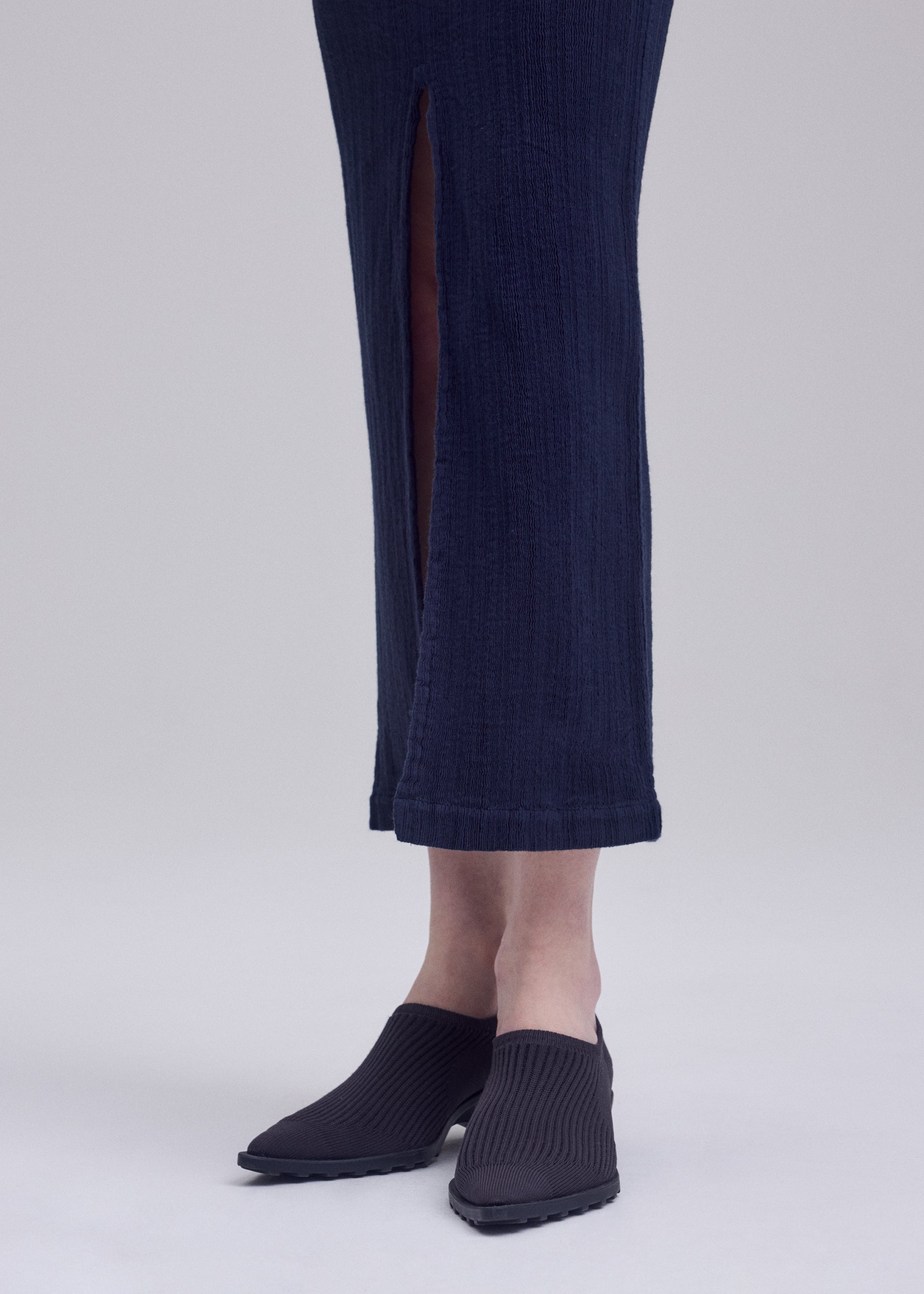 Issey Miyake Anna boty černé pletené 38