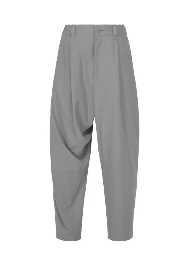 Issey Miyake Cotton Yak LA63FF174 kalhoty šedé vlněné