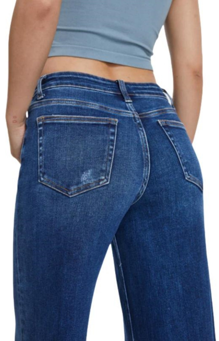 Norielle dámské džíny wide leg světle modré