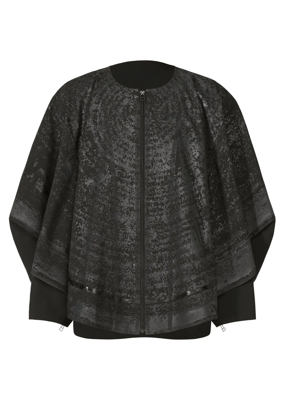 Issey Miyake Kaiyu LA61501 bunda Black celadon potisk