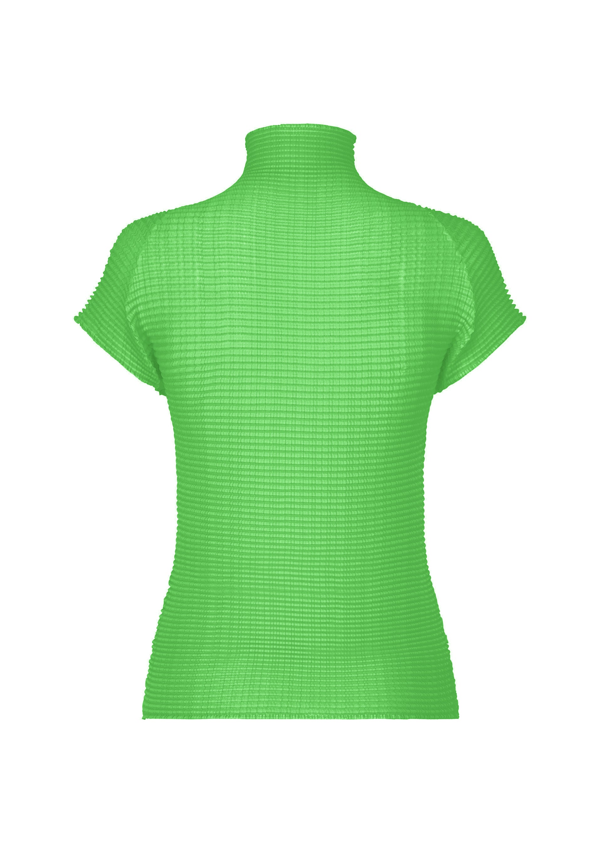 Issey Miyake Wooly Pleats-68 top zelená plisovaný