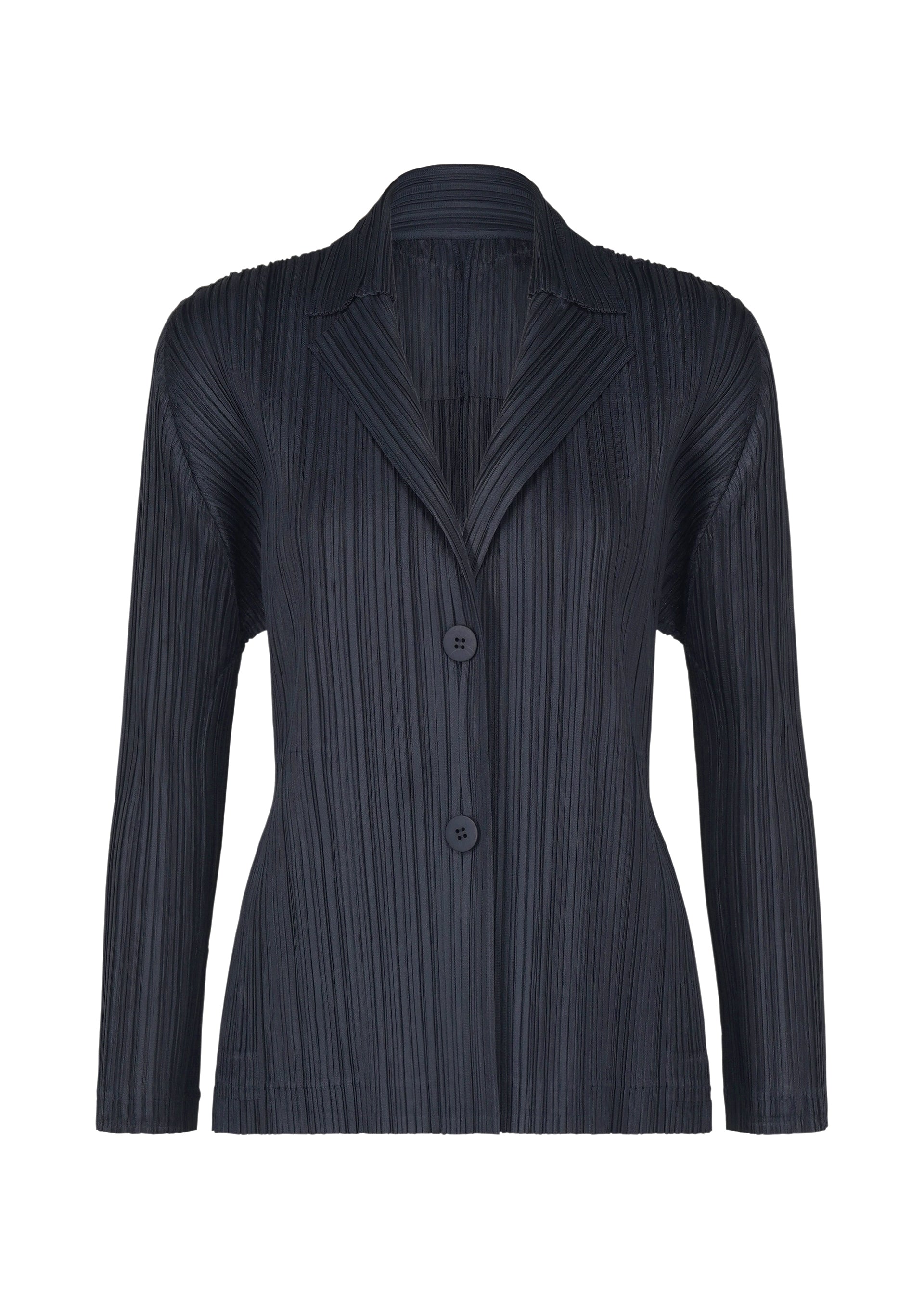 Issey Miyake Pleats Please Pleats Jacket bunda charcoal