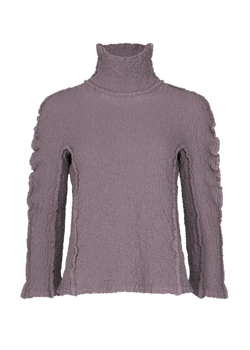 Issey Miyake Round Cauliflower bavlněný rolák taupe
