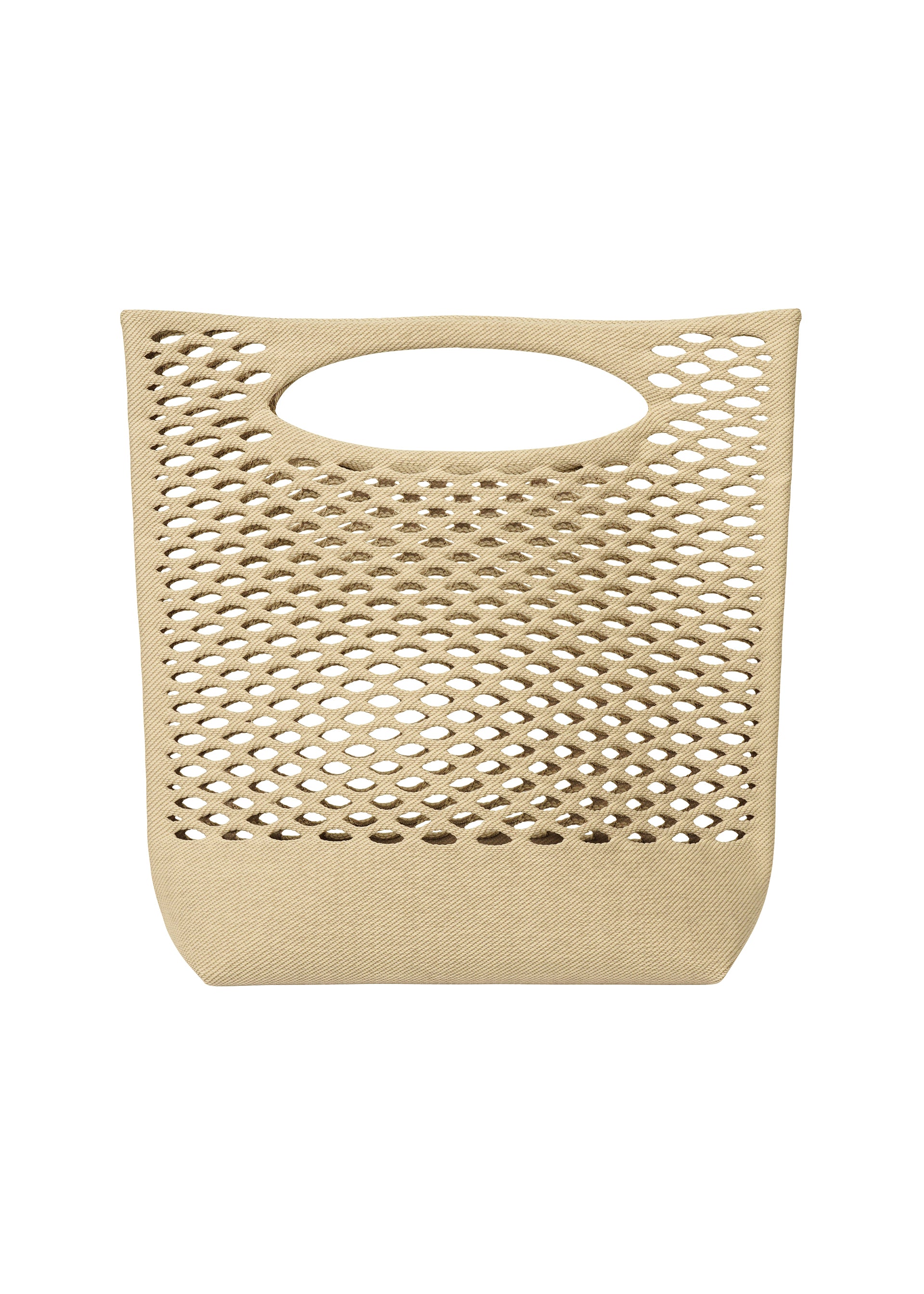 Issey Miyake Mokko Basket tote černá hnědá pletená
