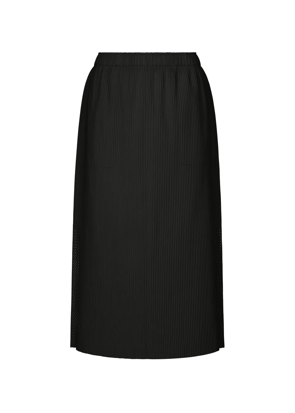 Issey Miyake Mesh Pleats sukně černá
