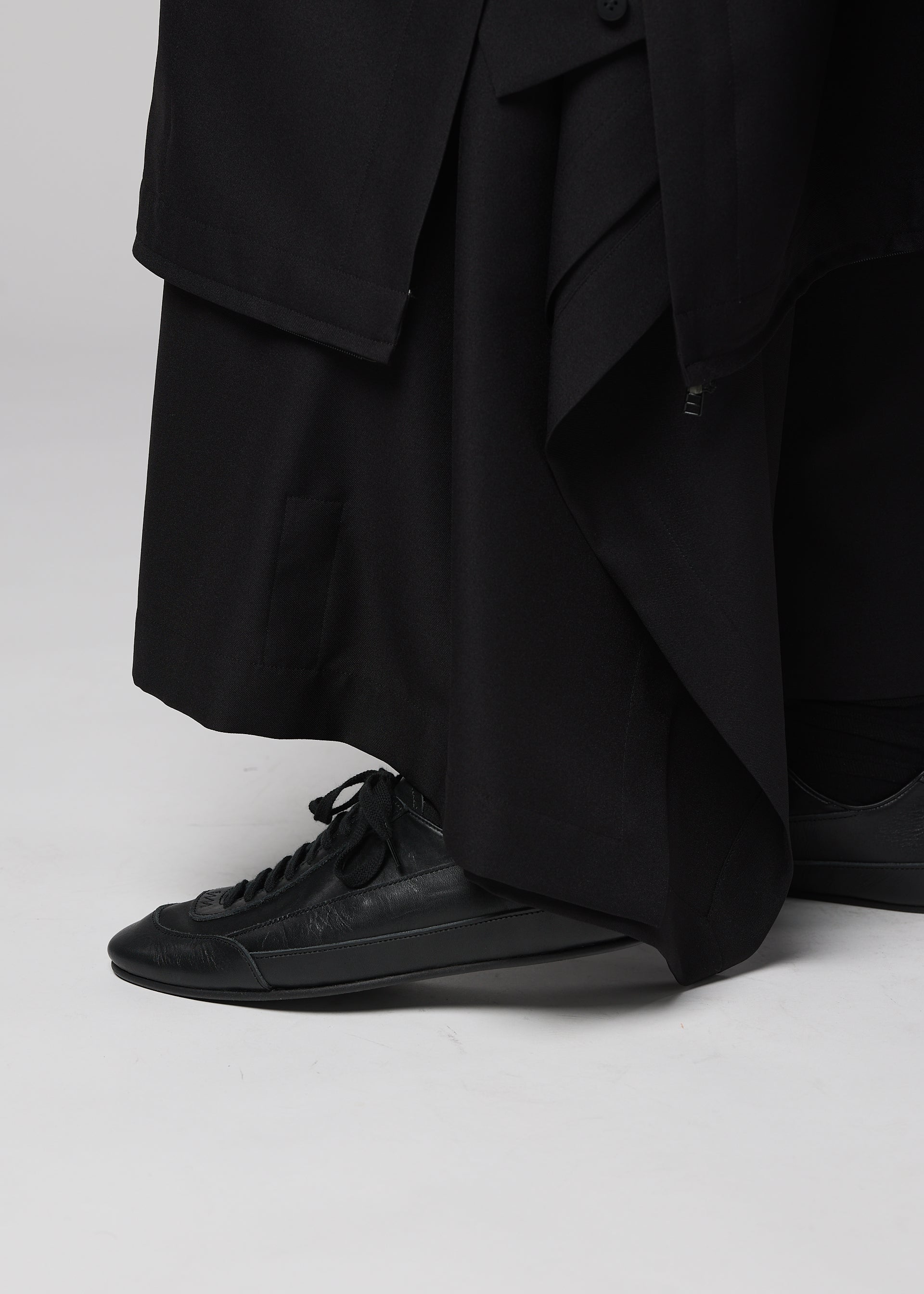 Issey Miyake IM Men Flipper boty černé kožené
