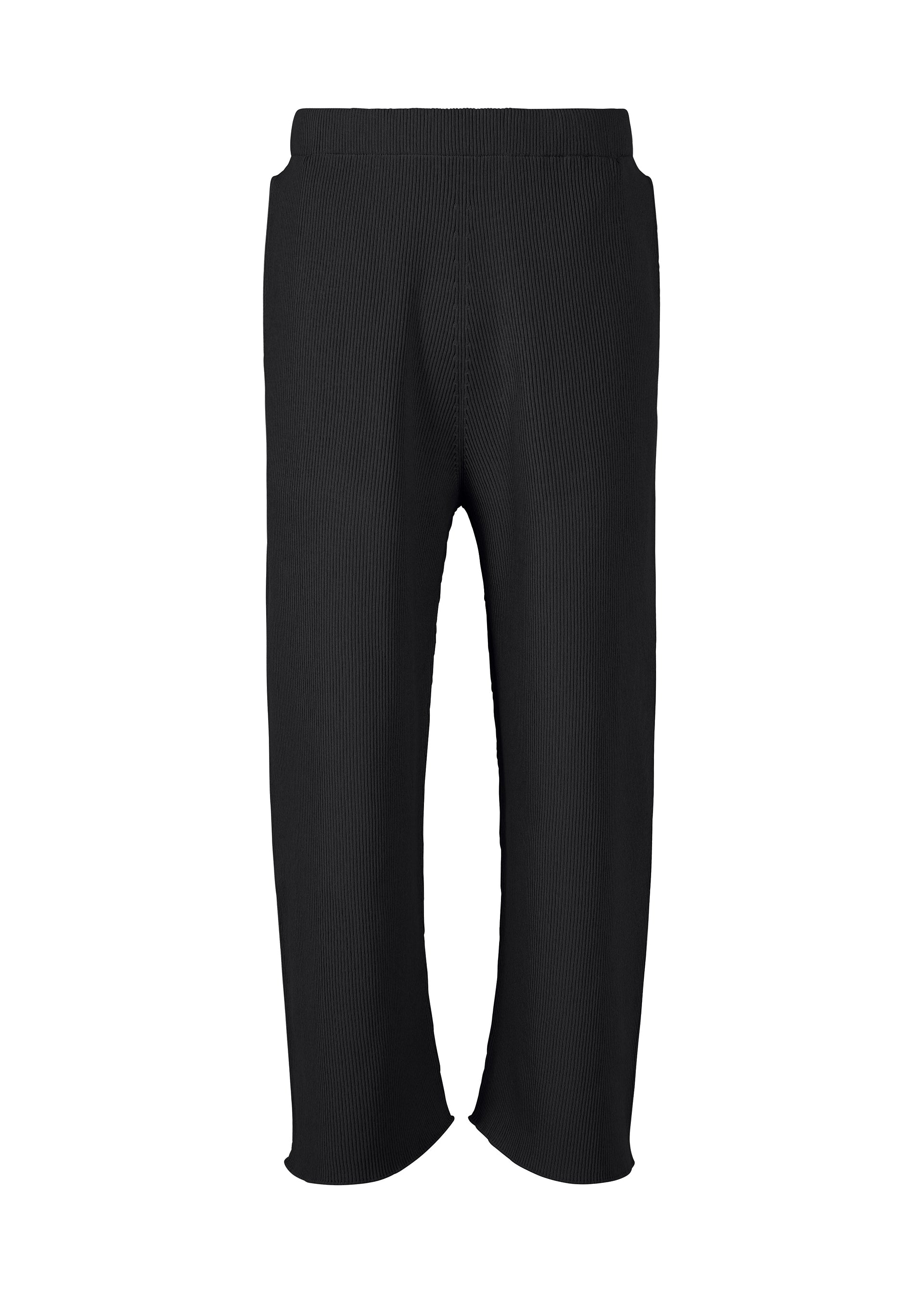 Issey Miyake Basic Knit pánské pletené kalhoty černá