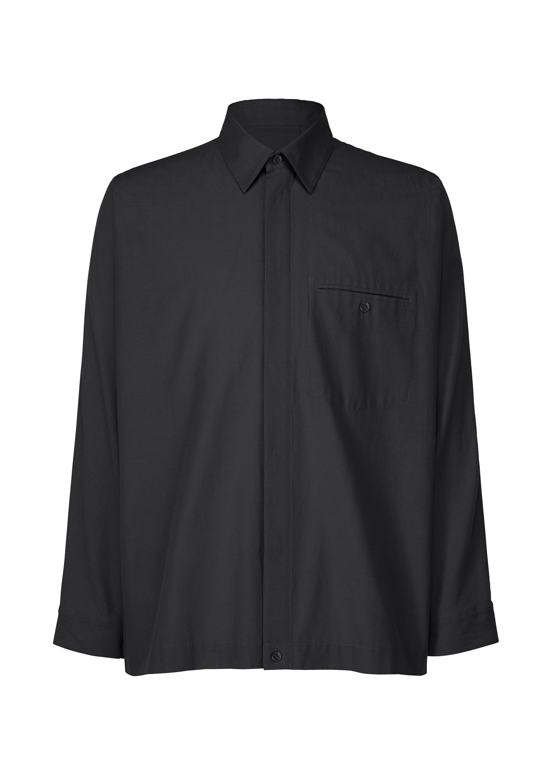 Issey Miyake Homme Plissé Streamline košile černá