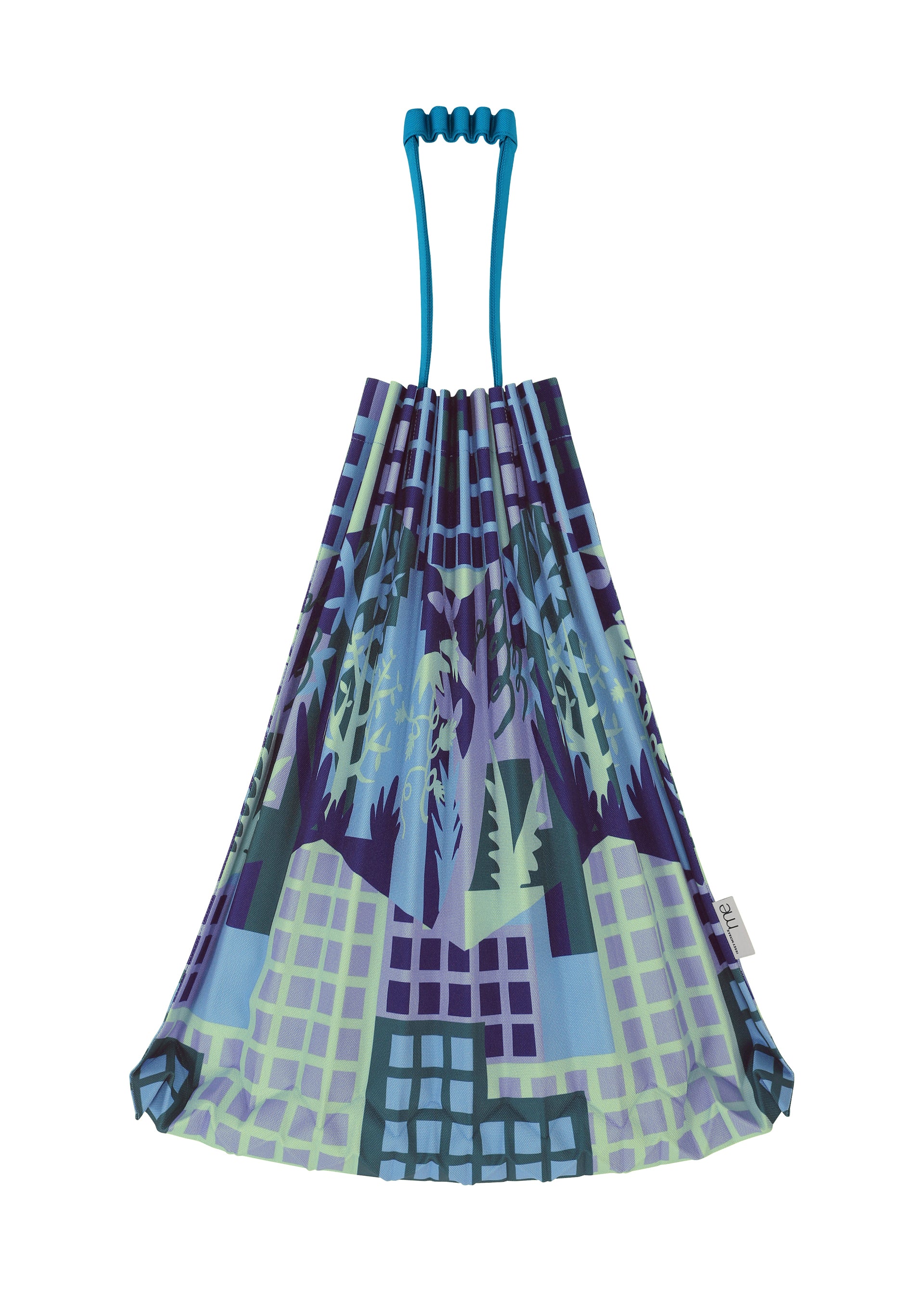 Issey Miyake Building Trunk Pleats taška šedá tote