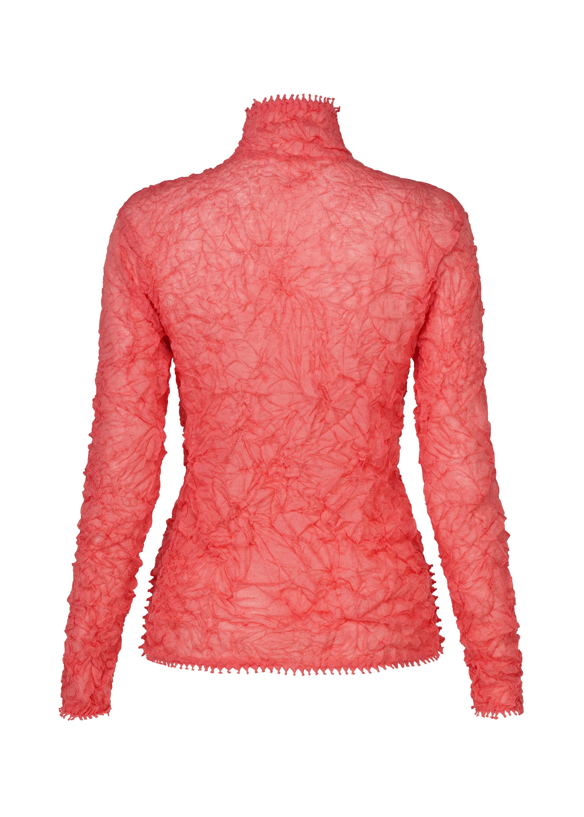 Issey Miyake Kumo Shibori Knit Sheer kardigan off white 2 lehký