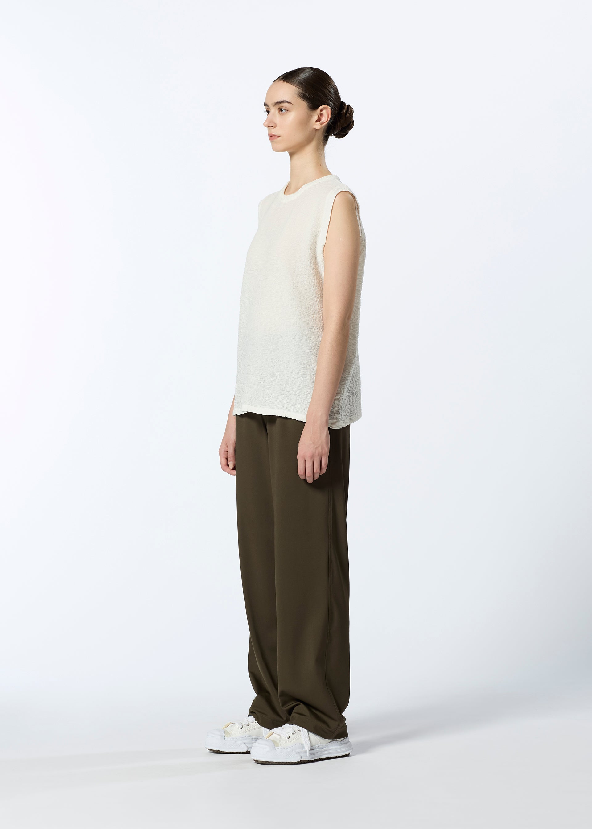 Issey Miyake Kyo Chijimi 2Way top bez rukávů bílá, vel. 2