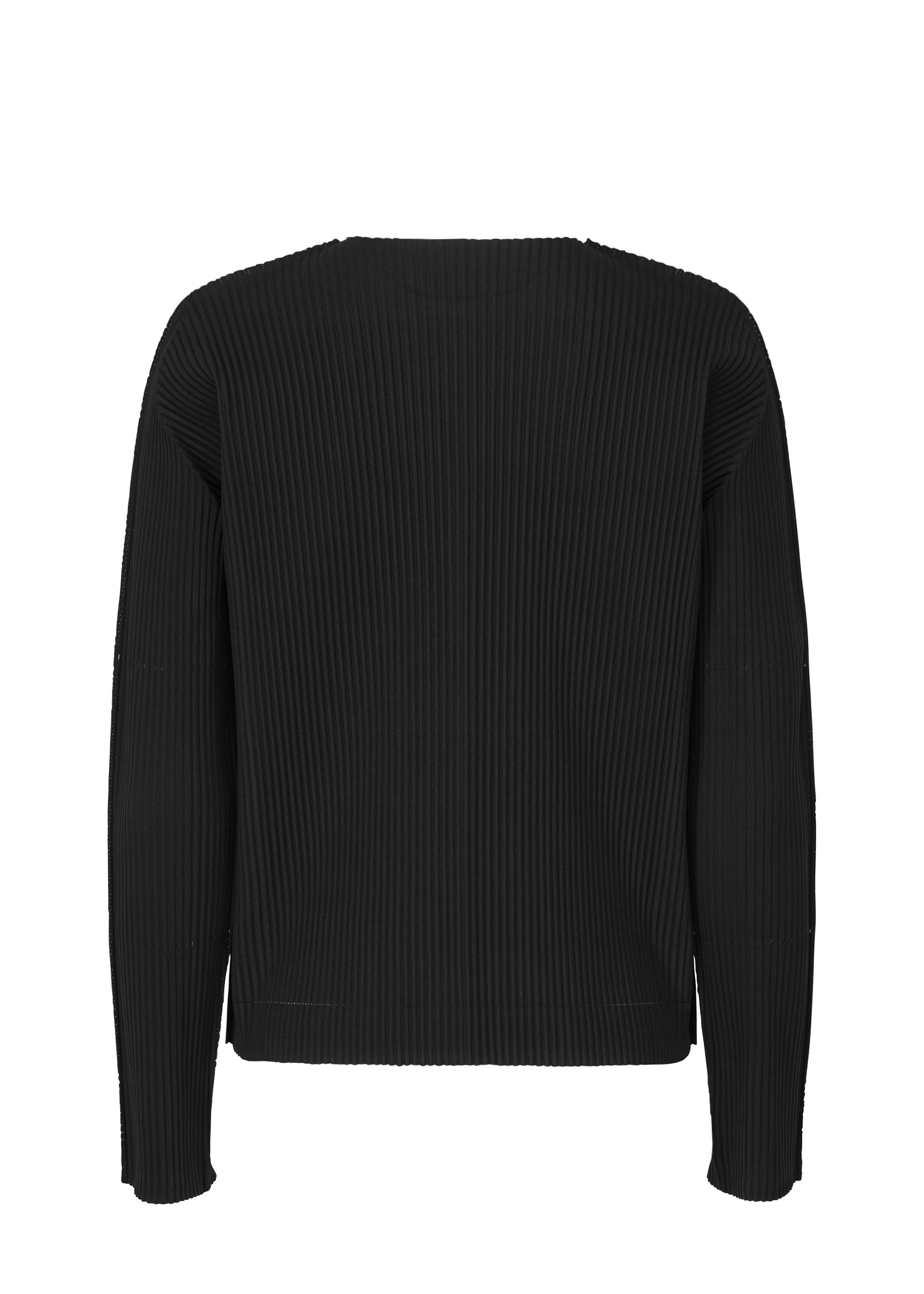 Issey Miyake Fine Knit Pleats plisovaný top bílá