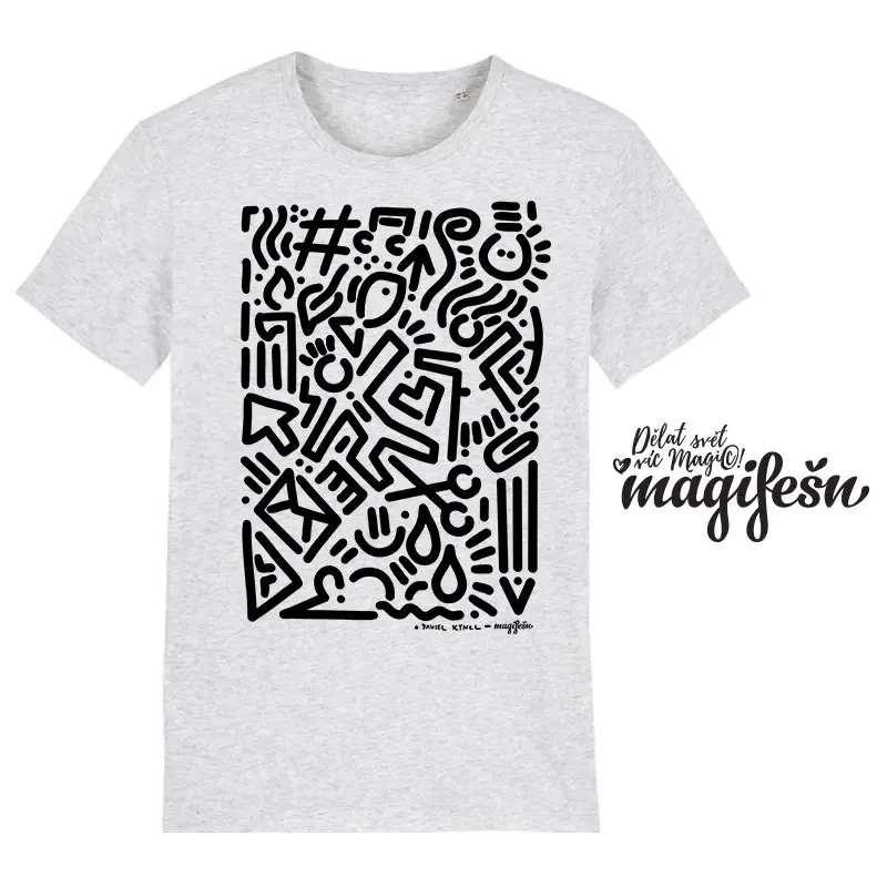 Magifešn Žena a Muž tričko XY unisex bio