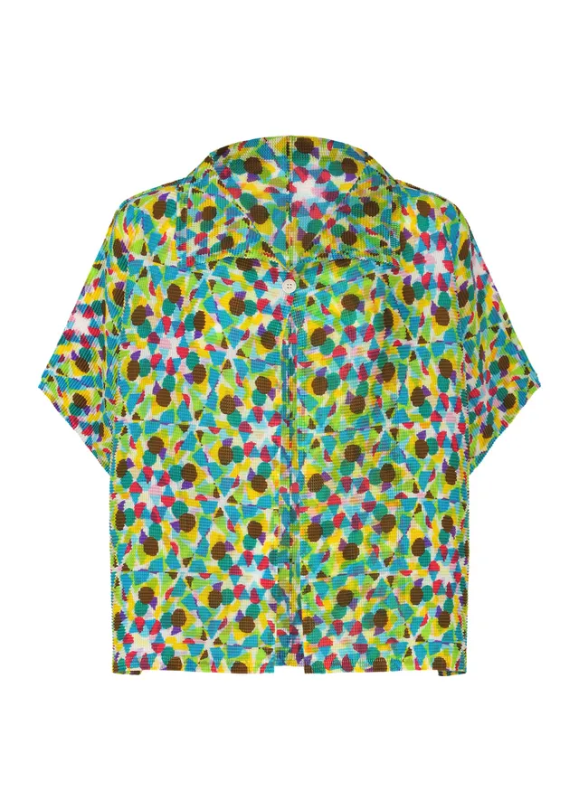 Issey Miyake Kaleidoscope kardigan černý plisovaný