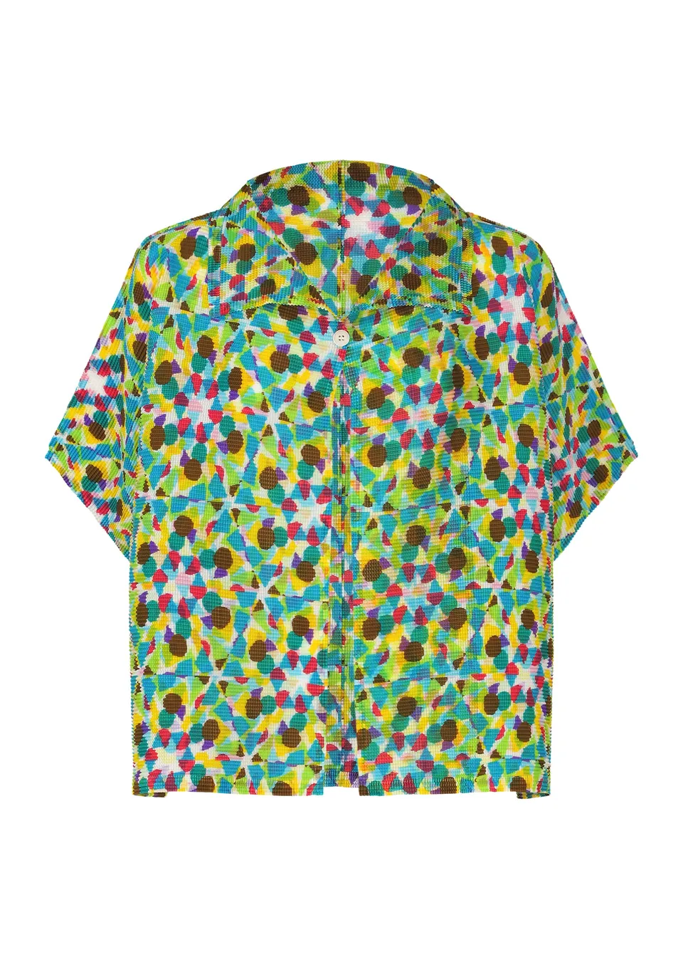 Issey Miyake Kaleidoscope kardigan černý plisovaný
