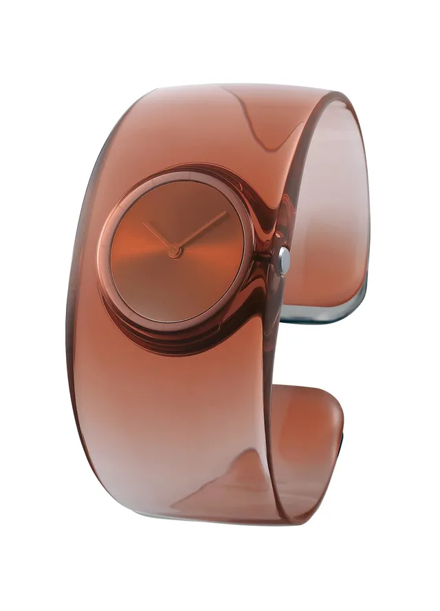 ISSEY MIYAKE WATCH O Designed by Tokujin Yoshioka hodinky růžové