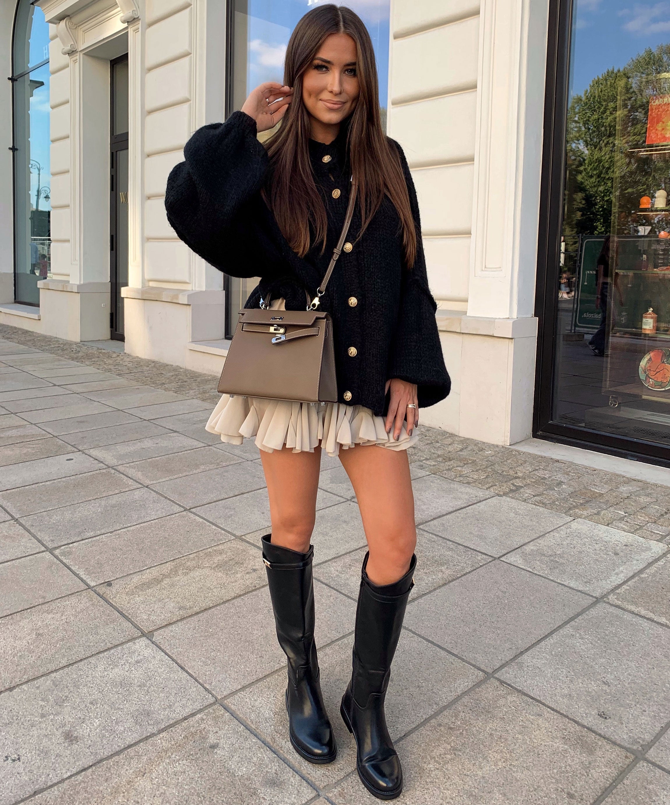 Norielle Soft dámský cardigan černá oversize