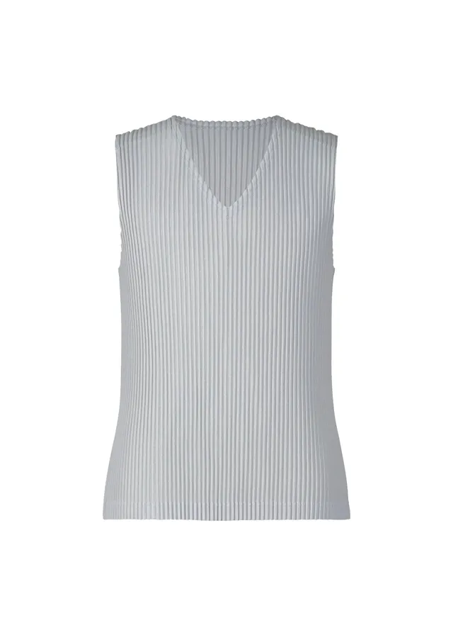 Issey Miyake Basics vesta s výstřihem Black