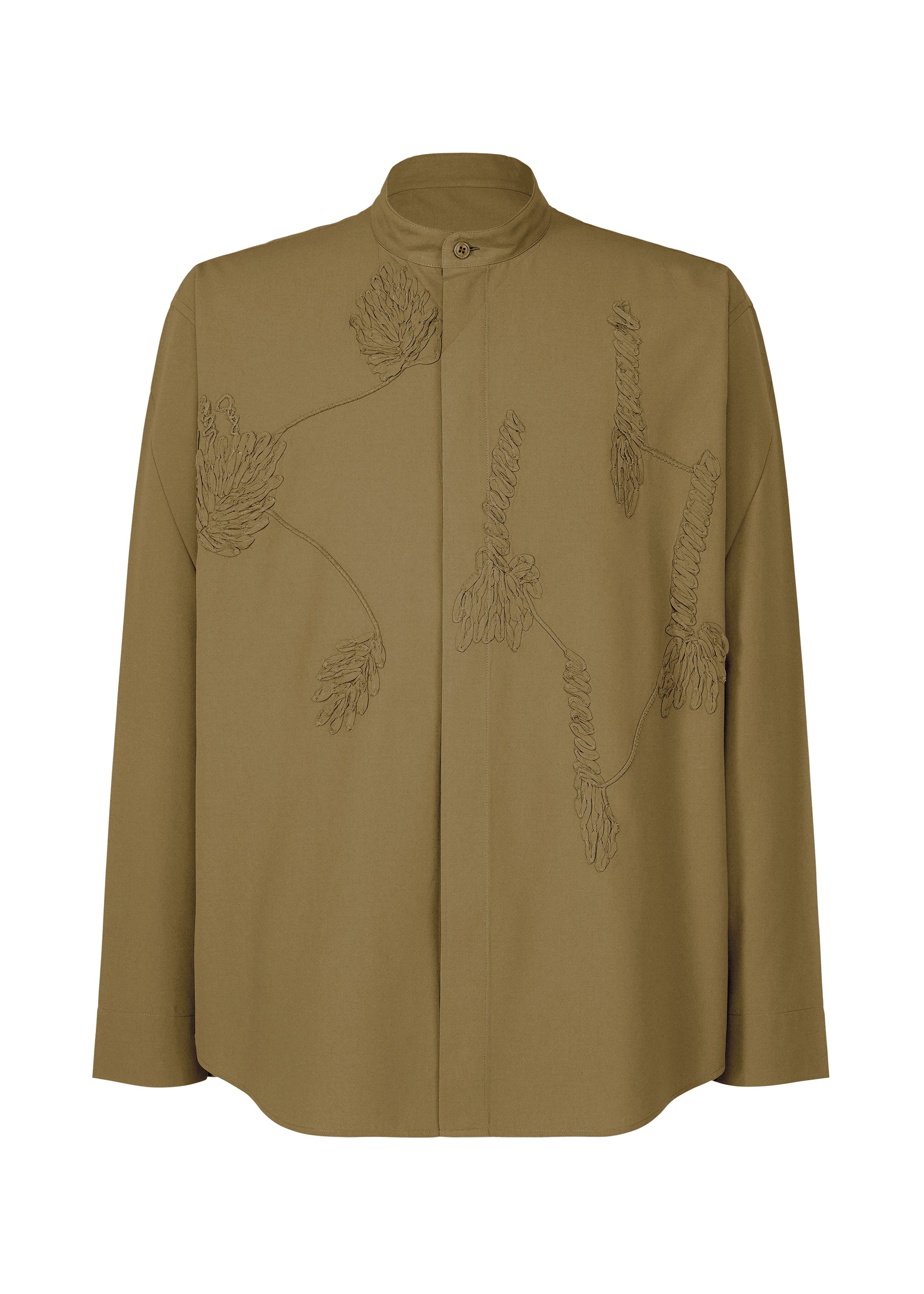 Issey Miyake Homme Plissé Embroidery Press košile White