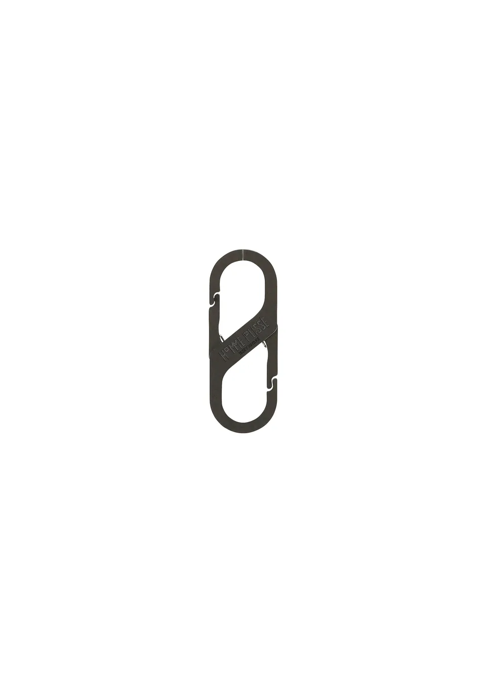 Issey Miyake Homme Plissé Carabiner karabina černá kovová