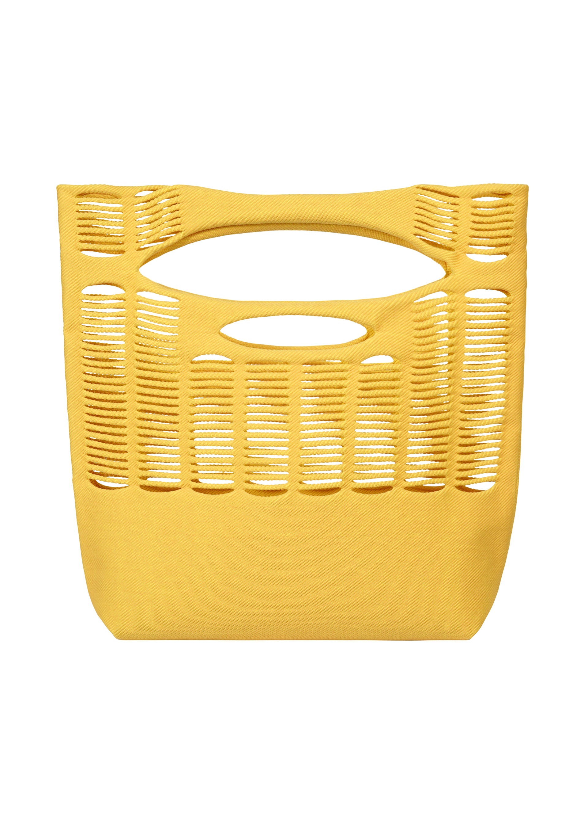Issey Miyake Mokko Twill taška bílo-béžová