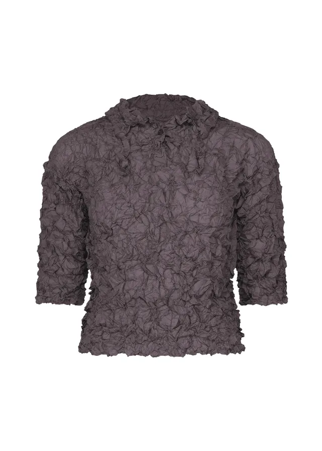 Issey Miyake Me Meringue Top taupe plisovaný