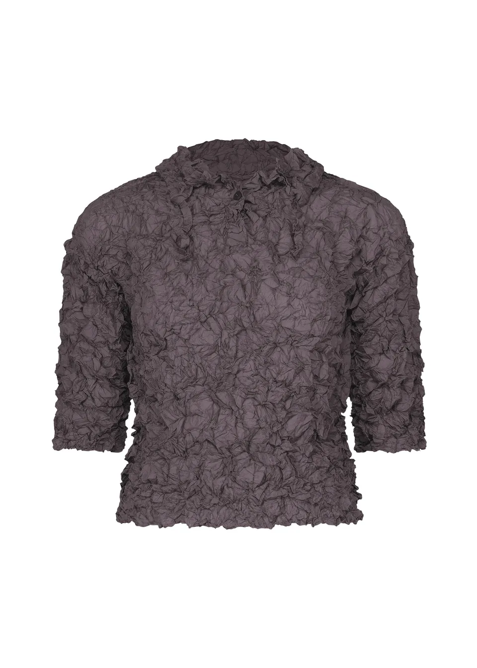 Issey Miyake Me Meringue Top taupe plisovaný