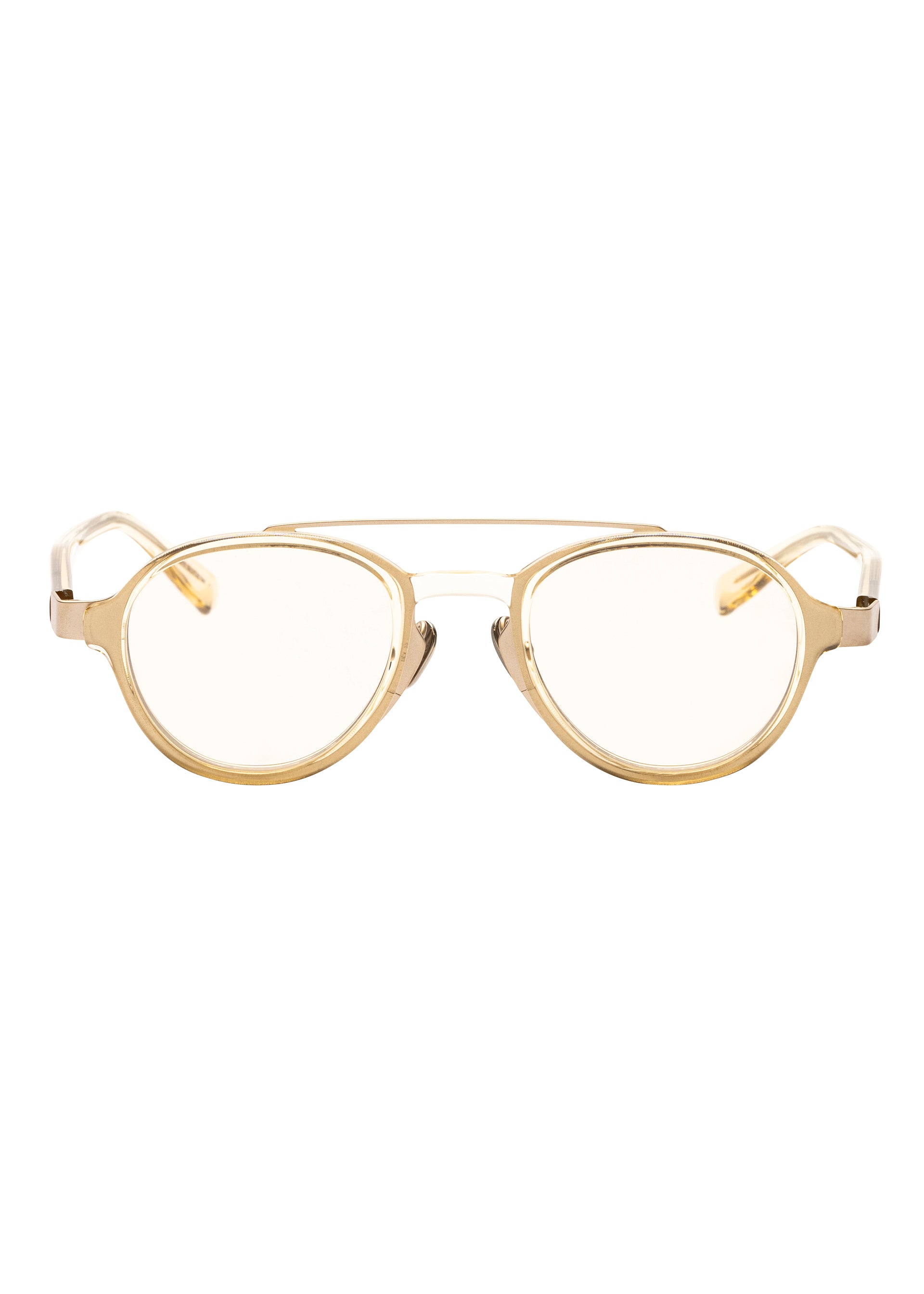 Issey Miyake Eyes Marrow Teardrop brýle žlutá