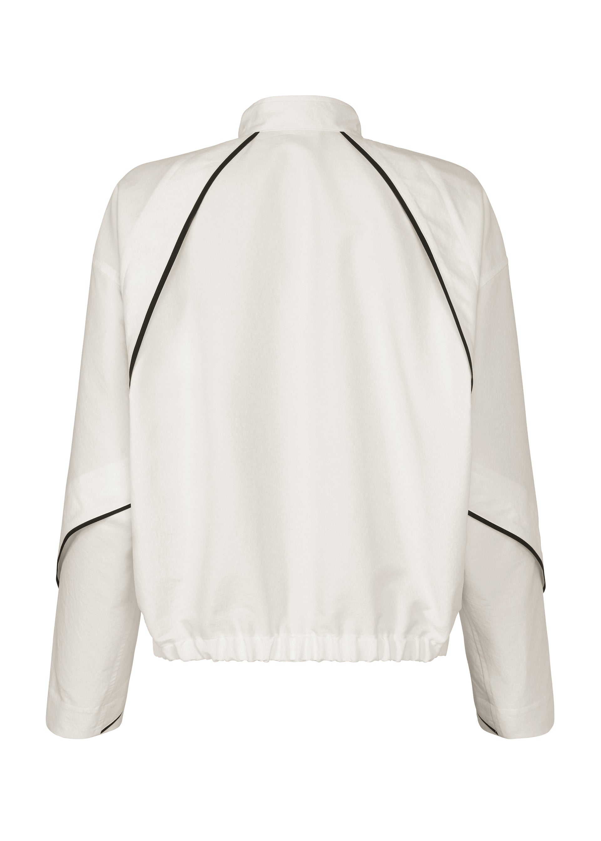 Issey Miyake Fluent LA63104 pánská bunda bomber bílá lehká