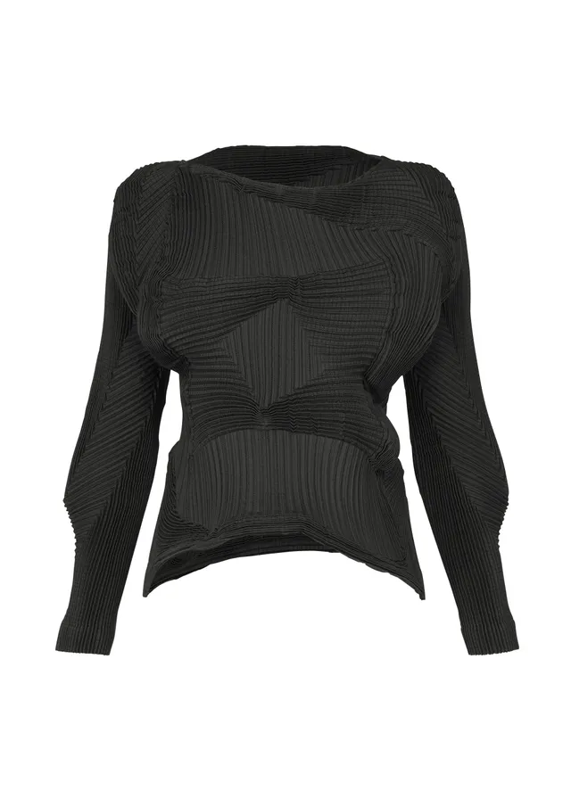 Issey Miyake Type-O 003 top černý