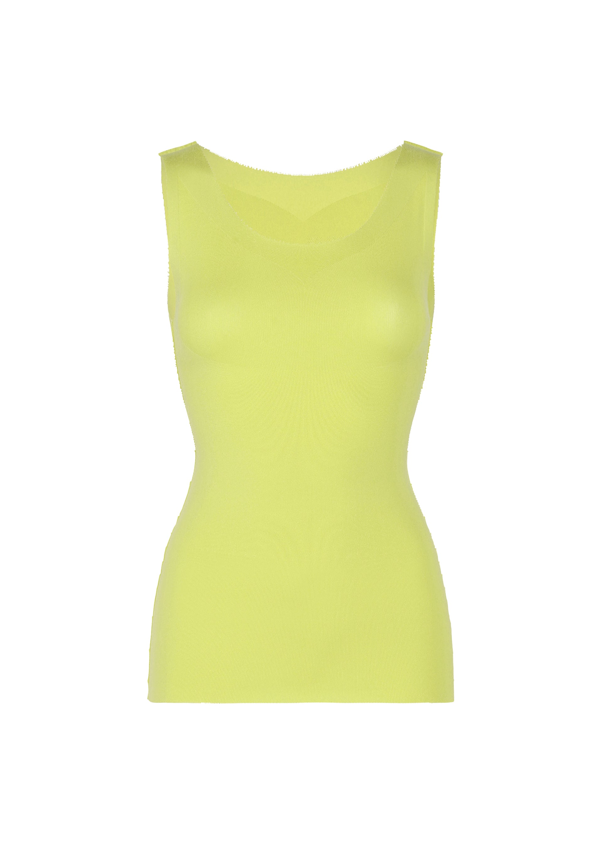 Issey Miyake Fit Inner Color tílko oranžové strečové