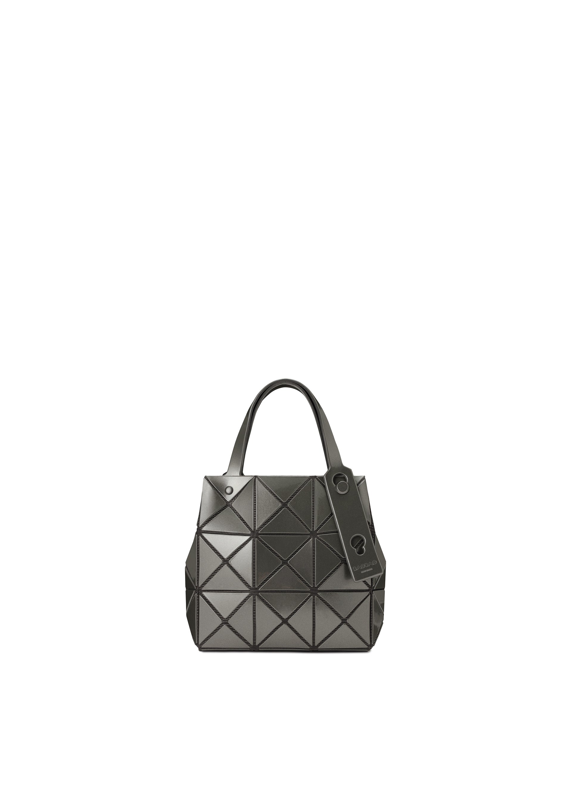 Issey Miyake Carat kabelka White Beige metalická