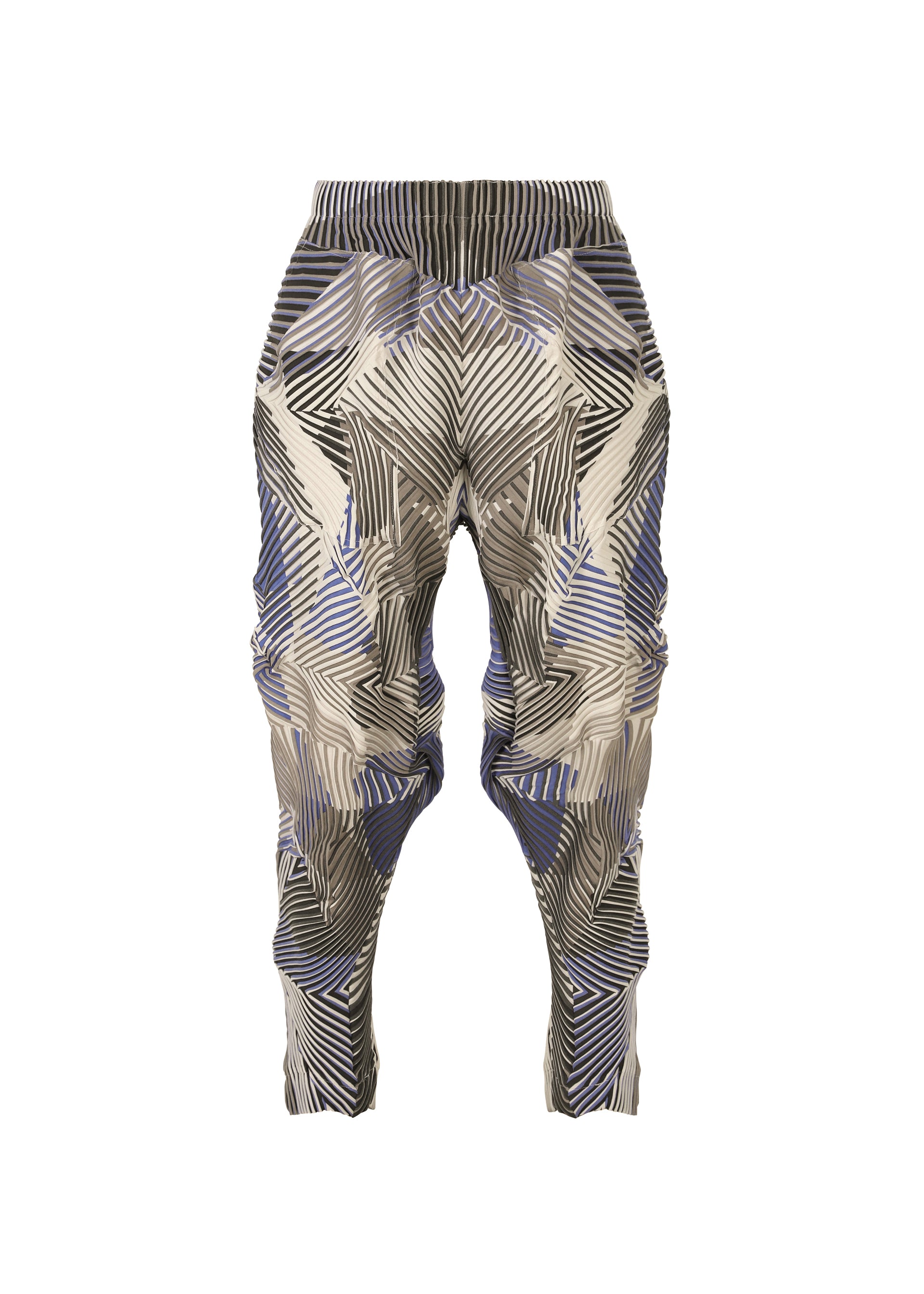 Issey Miyake Type-P 002 plisované kalhoty červené vel. 2