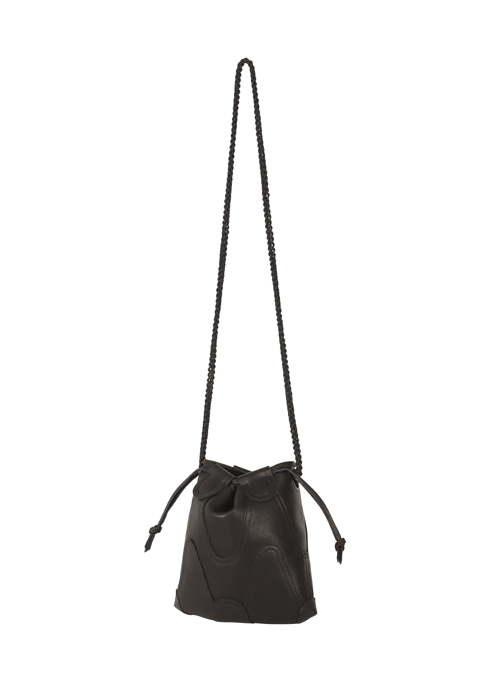 Issey Miyake Elements Leather Bag kabelka černá kožená