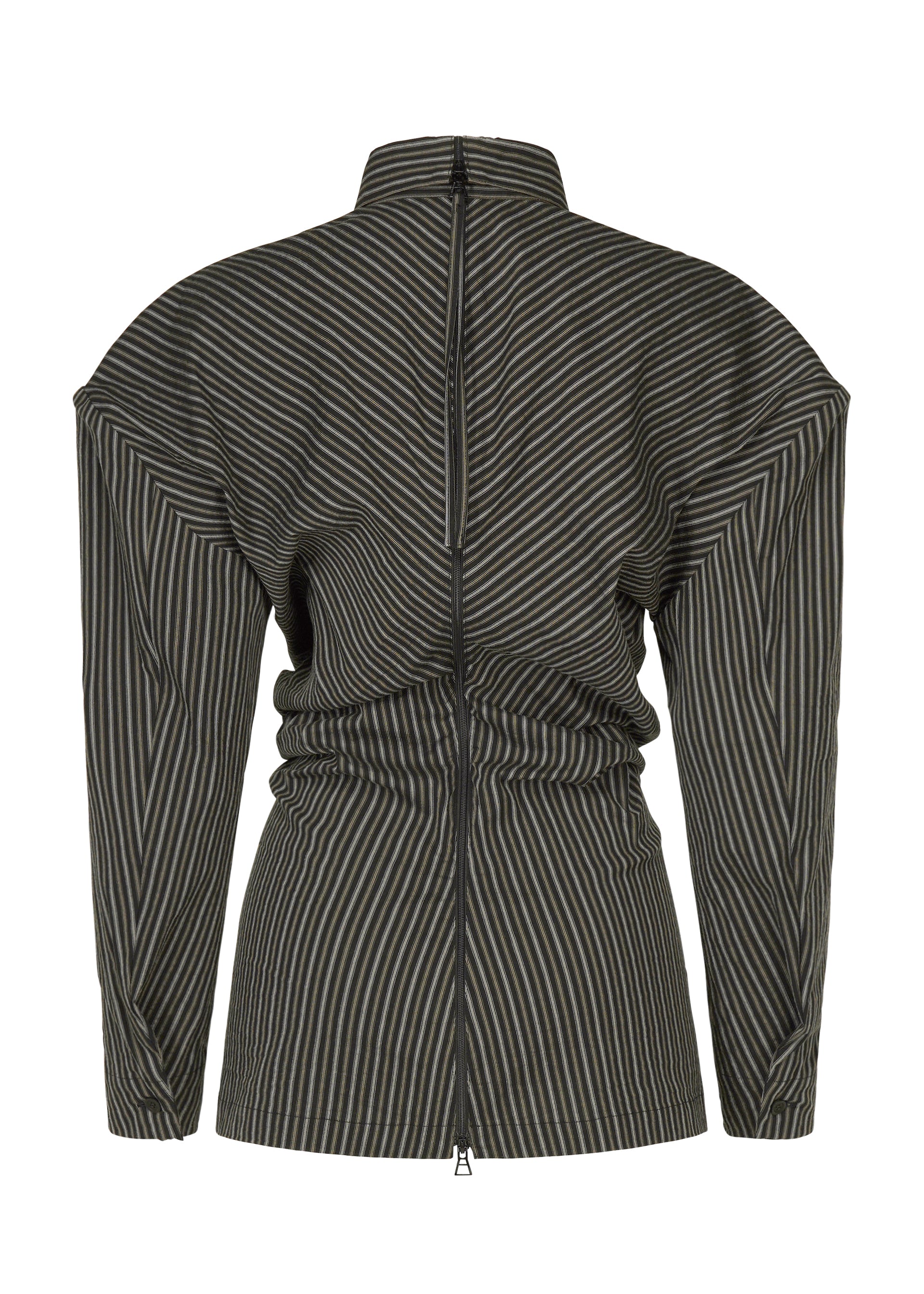 Issey Miyake Allow Stripe košile bílá proužek vel. 2
