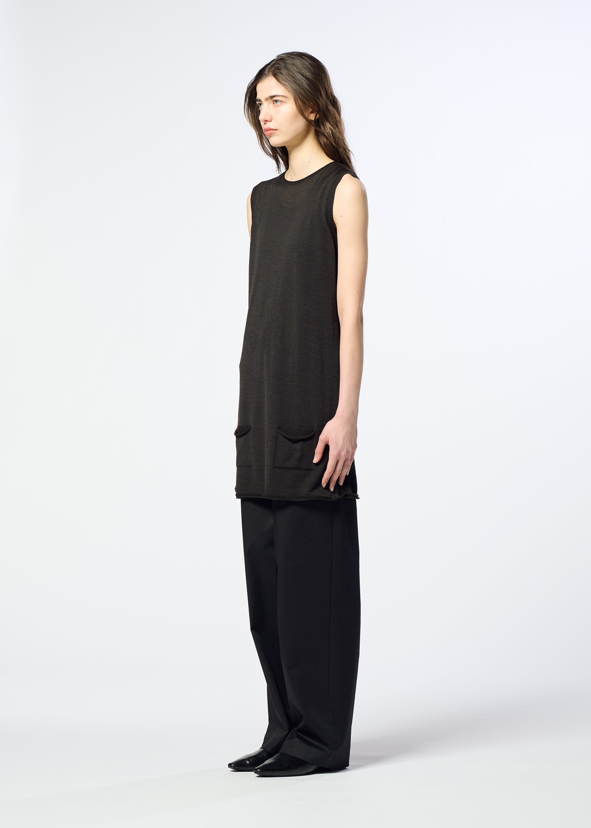 Issey Miyake Airy Pocket Layers tunika písková vel. 2