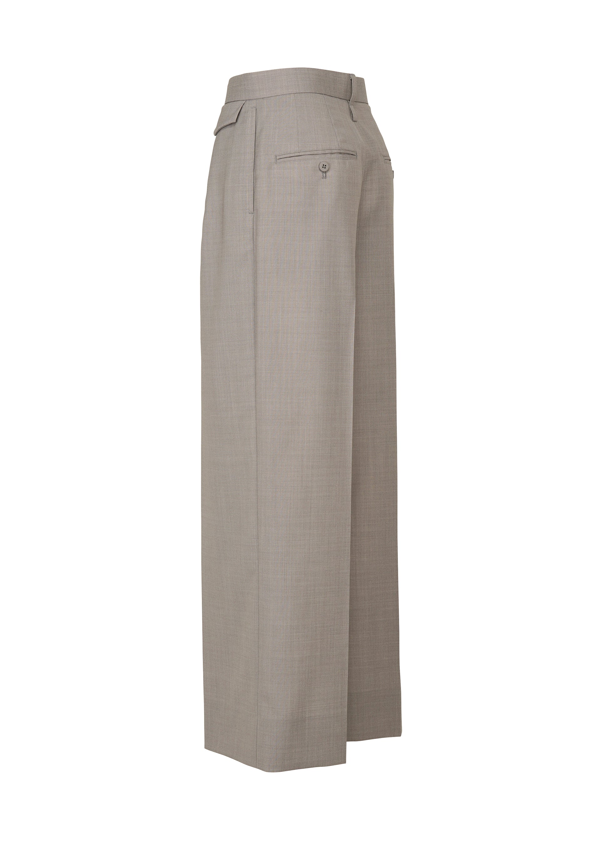 Issey Miyake Honest Ensemble kalhoty šedé vlněné