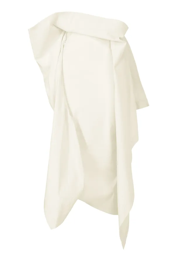 Issey Miyake Concealed IM61502 sukně bílá 2 washi