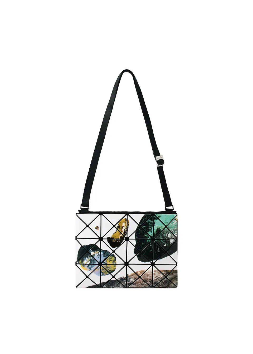 Issey Miyake Cosmic crossbody kabelka bílá