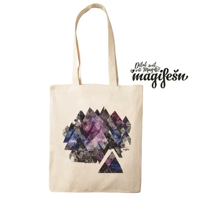 Magifešn MEDIUM taška Hory Violet recyklovaná