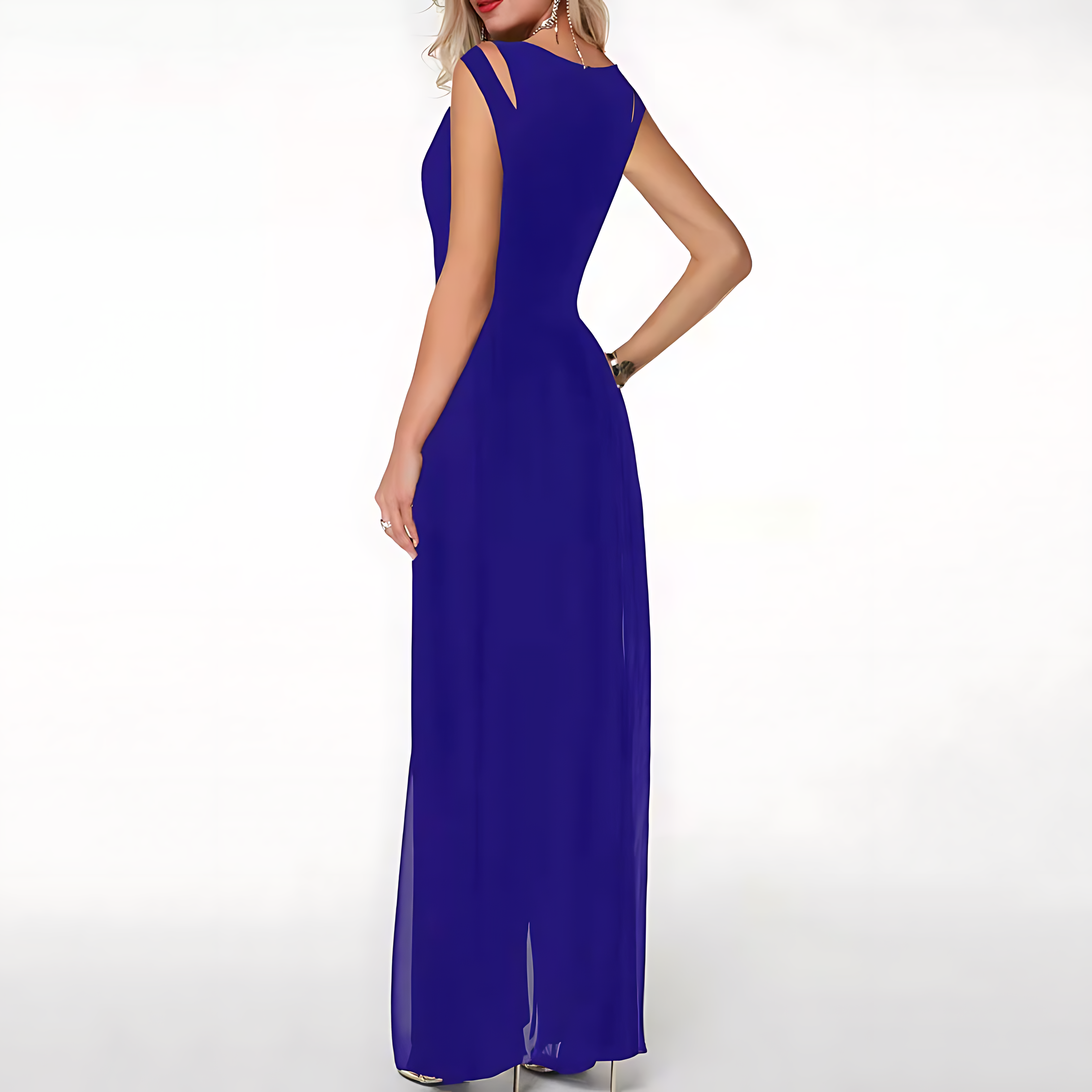 Norielle Elegance Soirée dámský overal černý bez rukávů